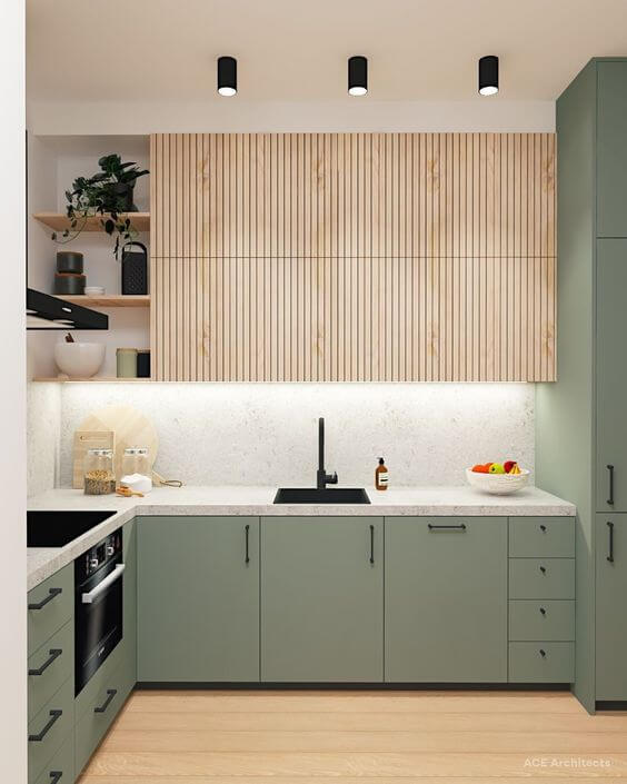 طراحی آشپزخانه های کوچک13